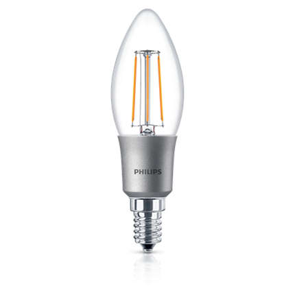 Led Kertap glær E14 25W dimmanleg