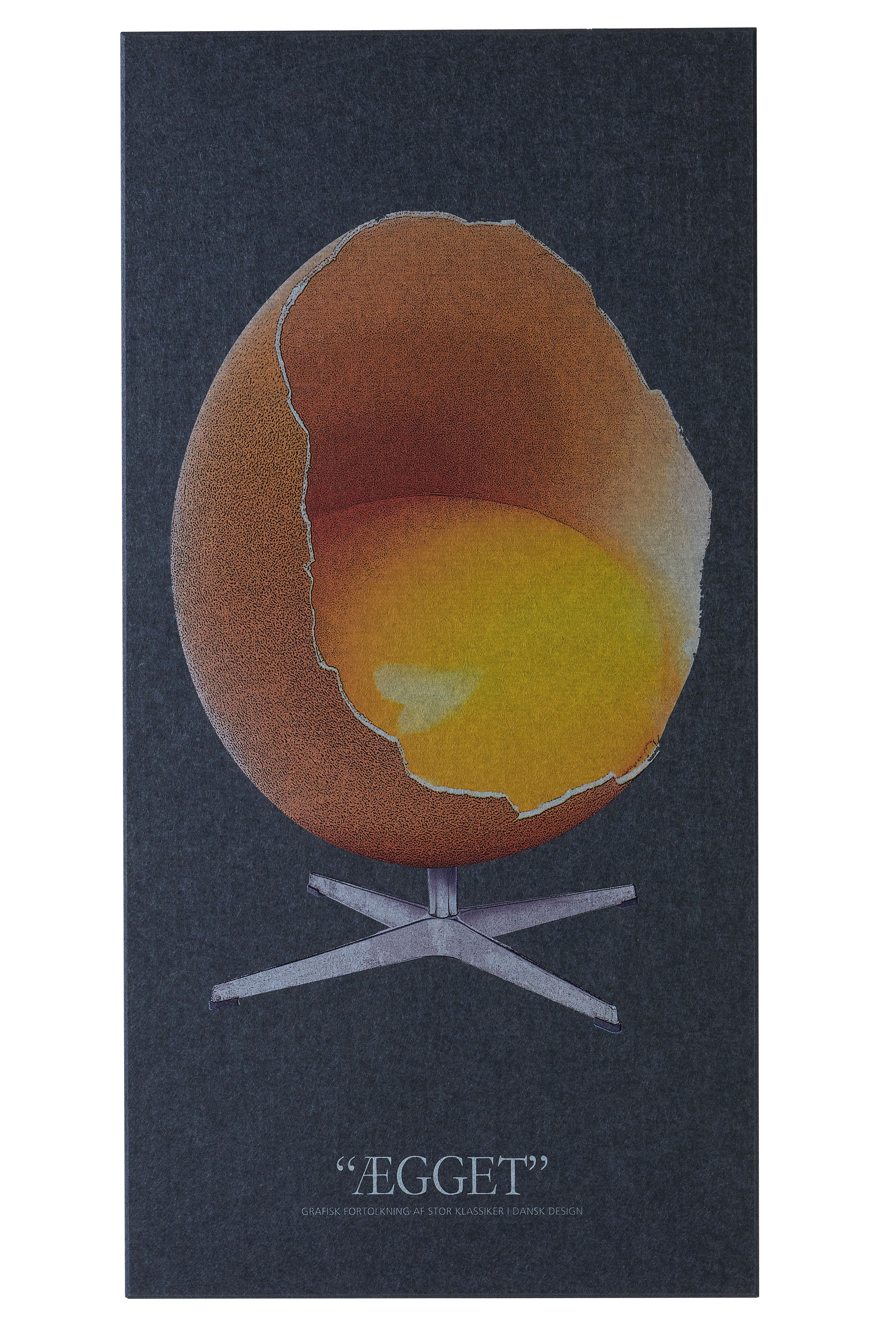 Vegg og loft hljóðp.Eggið 9x600x1200mm Dökk grátt-2391213