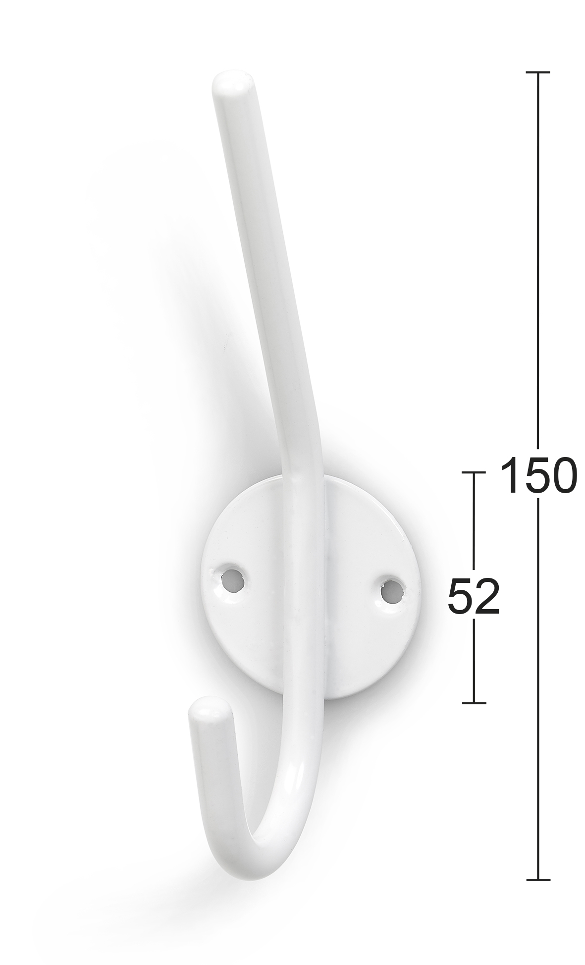 Hattasnagi stál hvítur