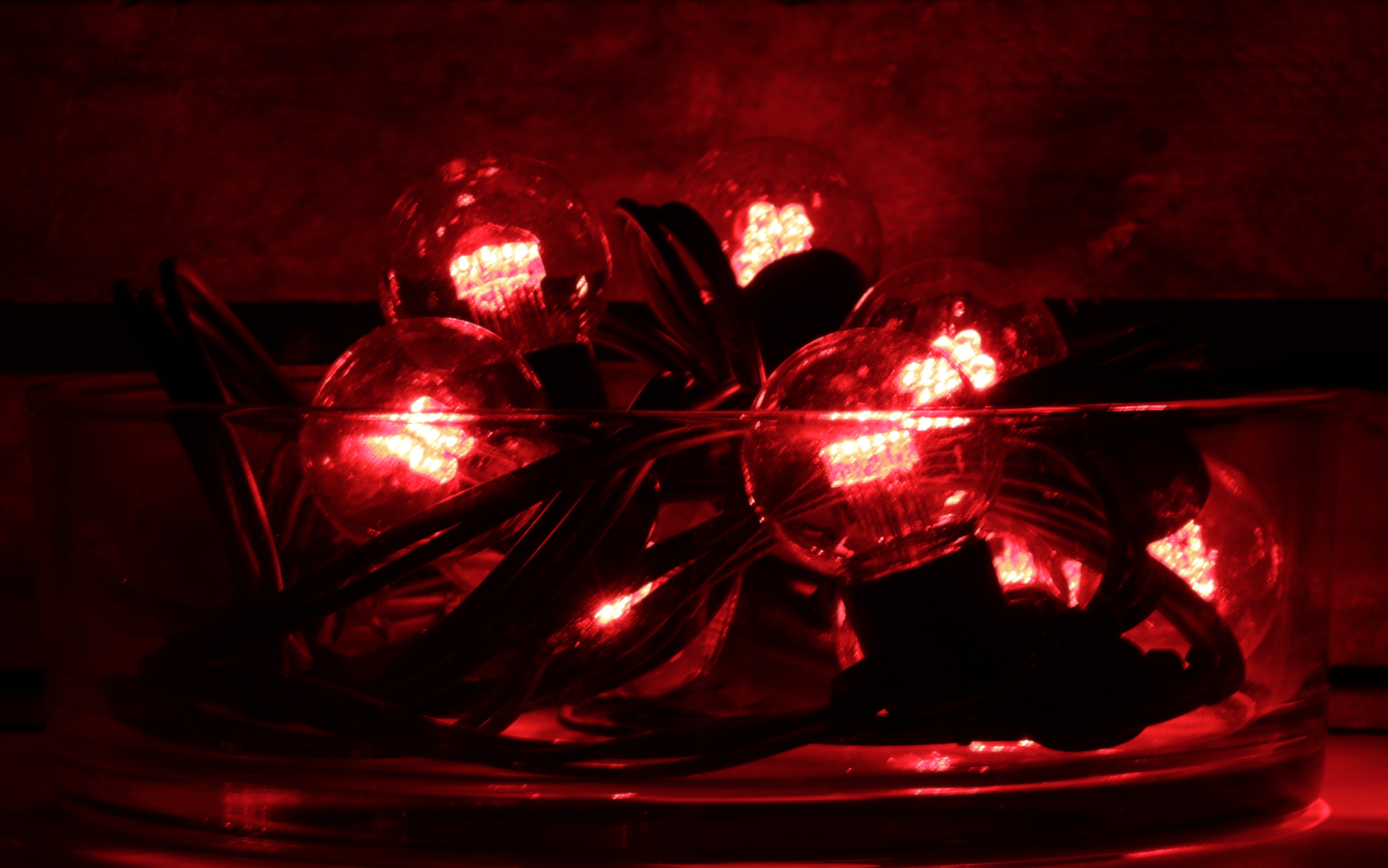 Frost Party plus 10 ljósa 5mtr rauð