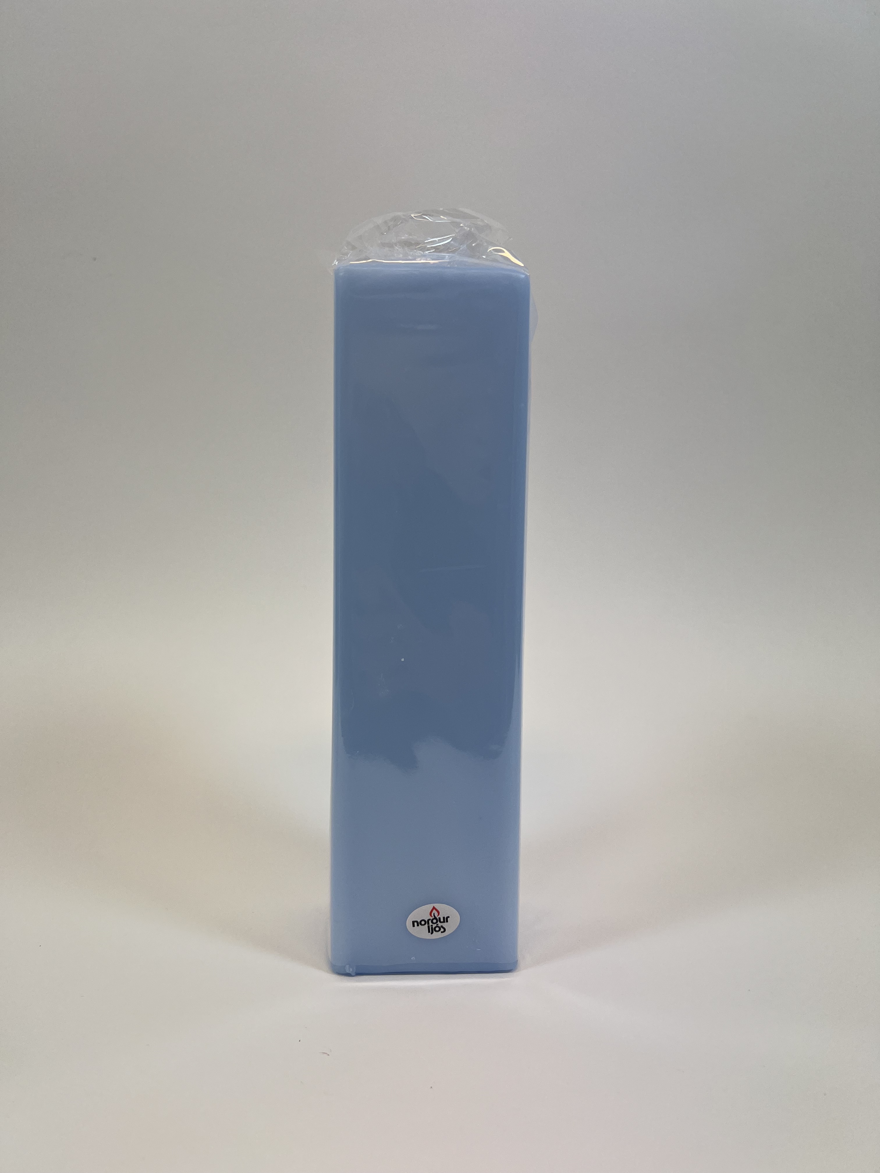 Kubbakerti ljósblátt ferkantað slétt 8*28cm