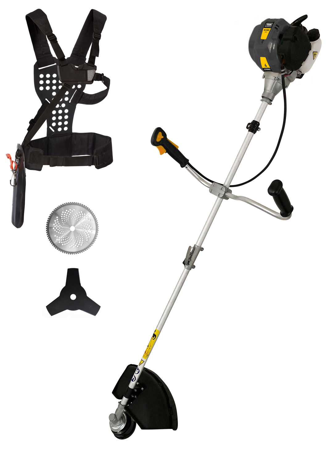 Sláttuorf 35,8cc 42cm TEXAS BC358D - FJÓRGENGISMÓTOR