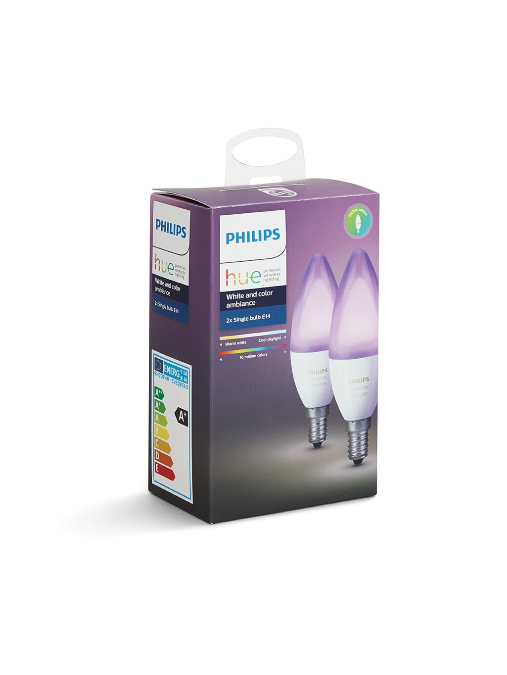 Hue Kertap 40w E14 470 lúmen 2Pack  RGBW