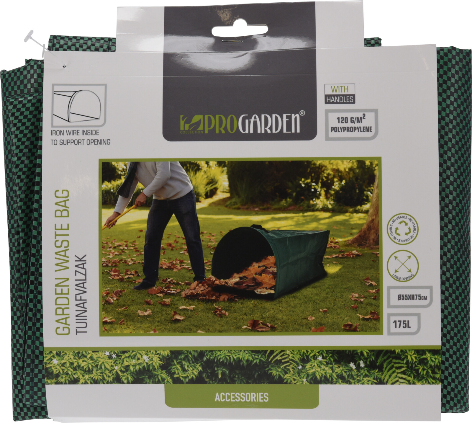 Ruslapoki garð liggjandi d55*7cm