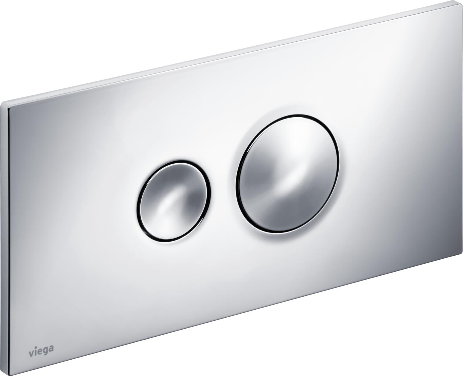 WC FRONTUR F.VIEGA VATNSKASSA INNBYGGÐUR KRÓM