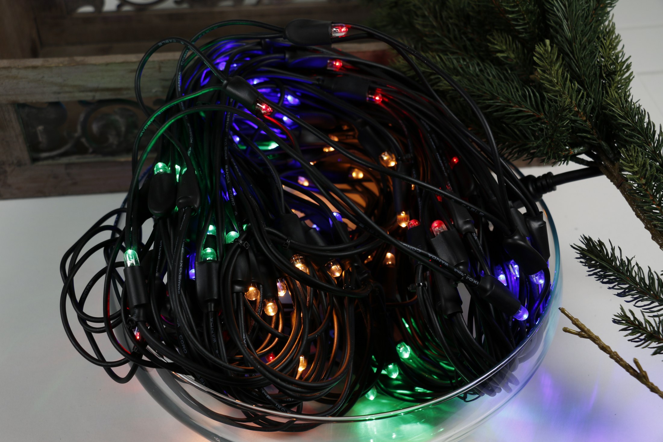 Frost úti netasería 120 LED marglit 2×2 m
