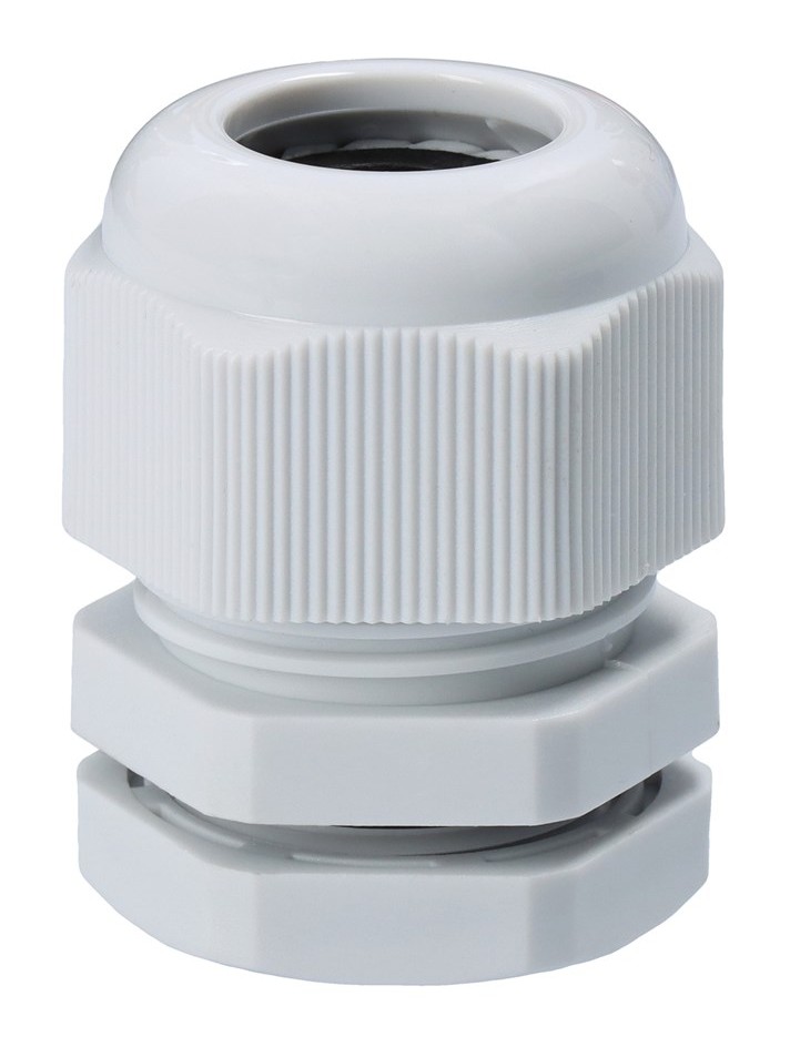 NIPPLAR M25 GRÁIR, 13-18mm 2STK/PK IP68 PCG-M25-N-LGY-PP2