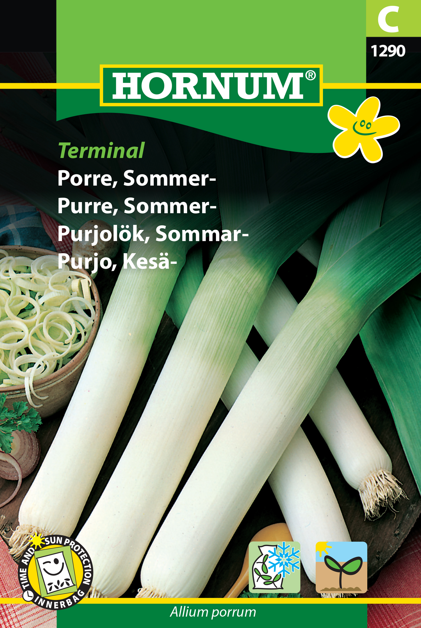 Fræ Púrrlaukur Allium porrum Terminal