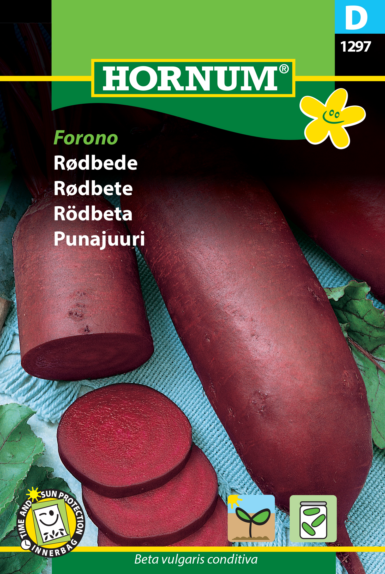 Fræ Rauðrófa Beta vulgaris conditiva Forono