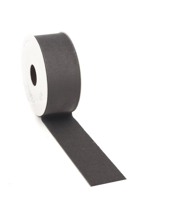 Borði Velvet dökkgrár 40mm*5m.