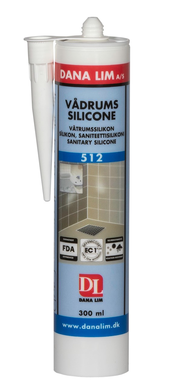 Silikon DL votrúms 512 Antracitgrátt 300ml