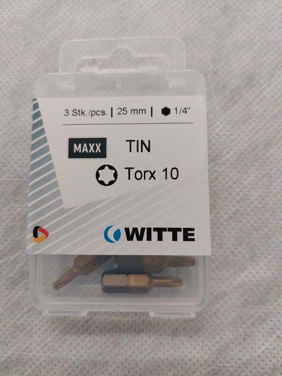 SKRÚFBITAR TITAN TORX15 3 STK  - 22329514