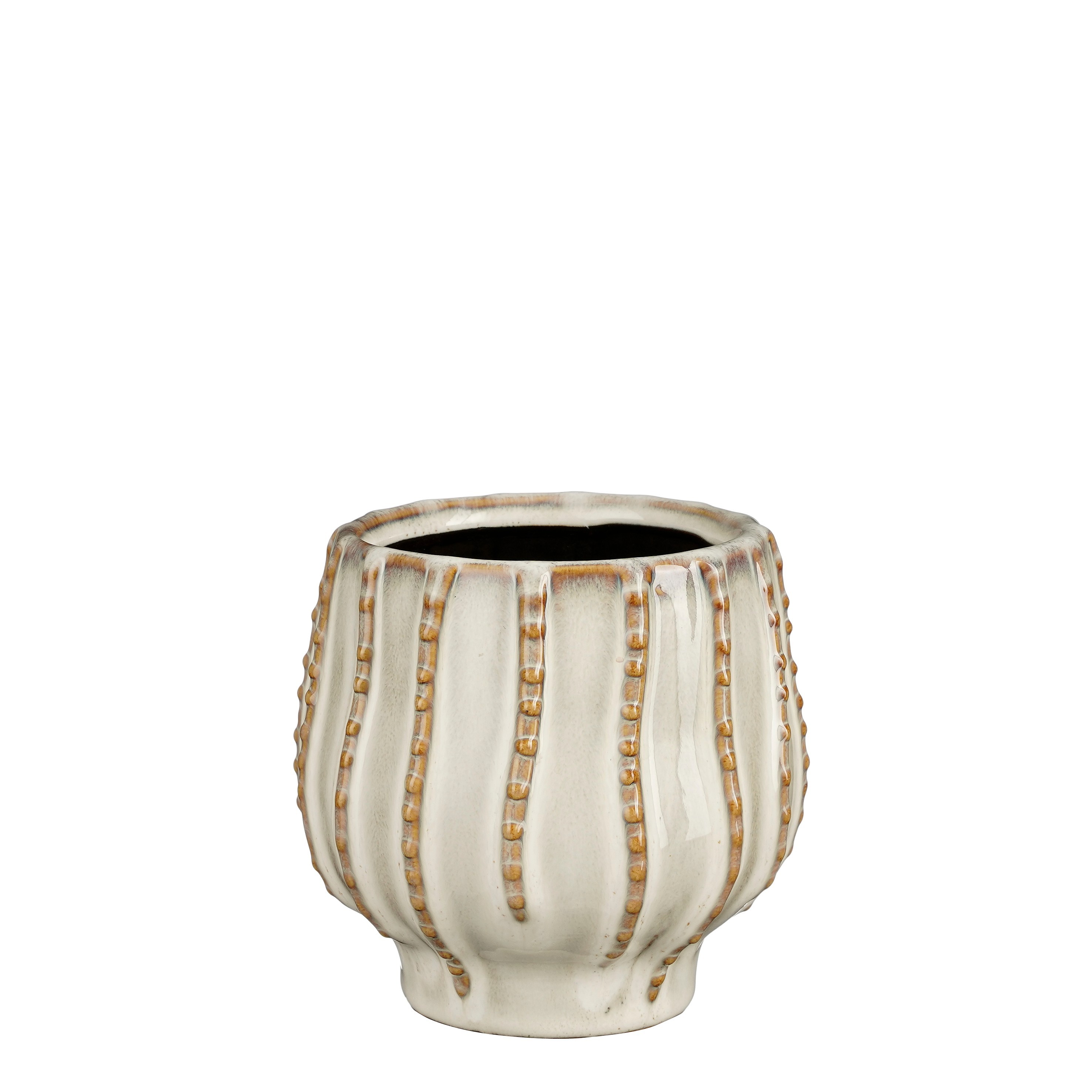 Pottur Cathy hvítur 12,5*h11,5cm