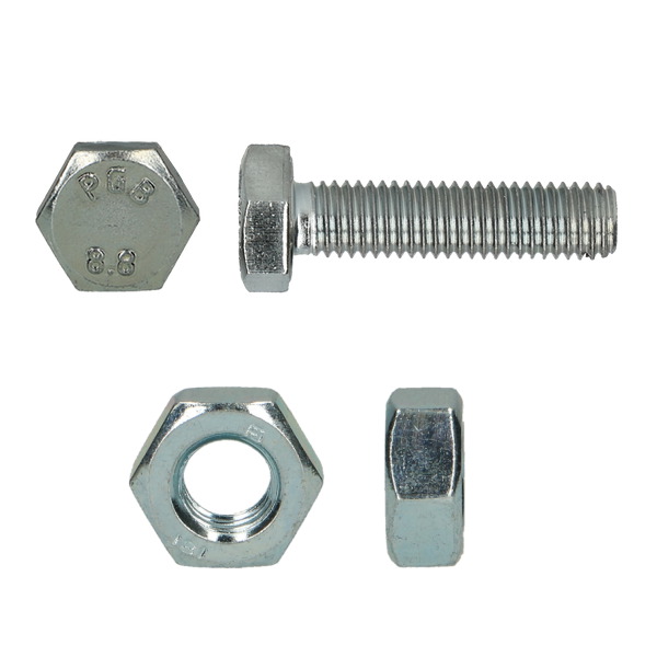 Bolti + Ró 8.8 D933/934 M16x60 RG 5stk