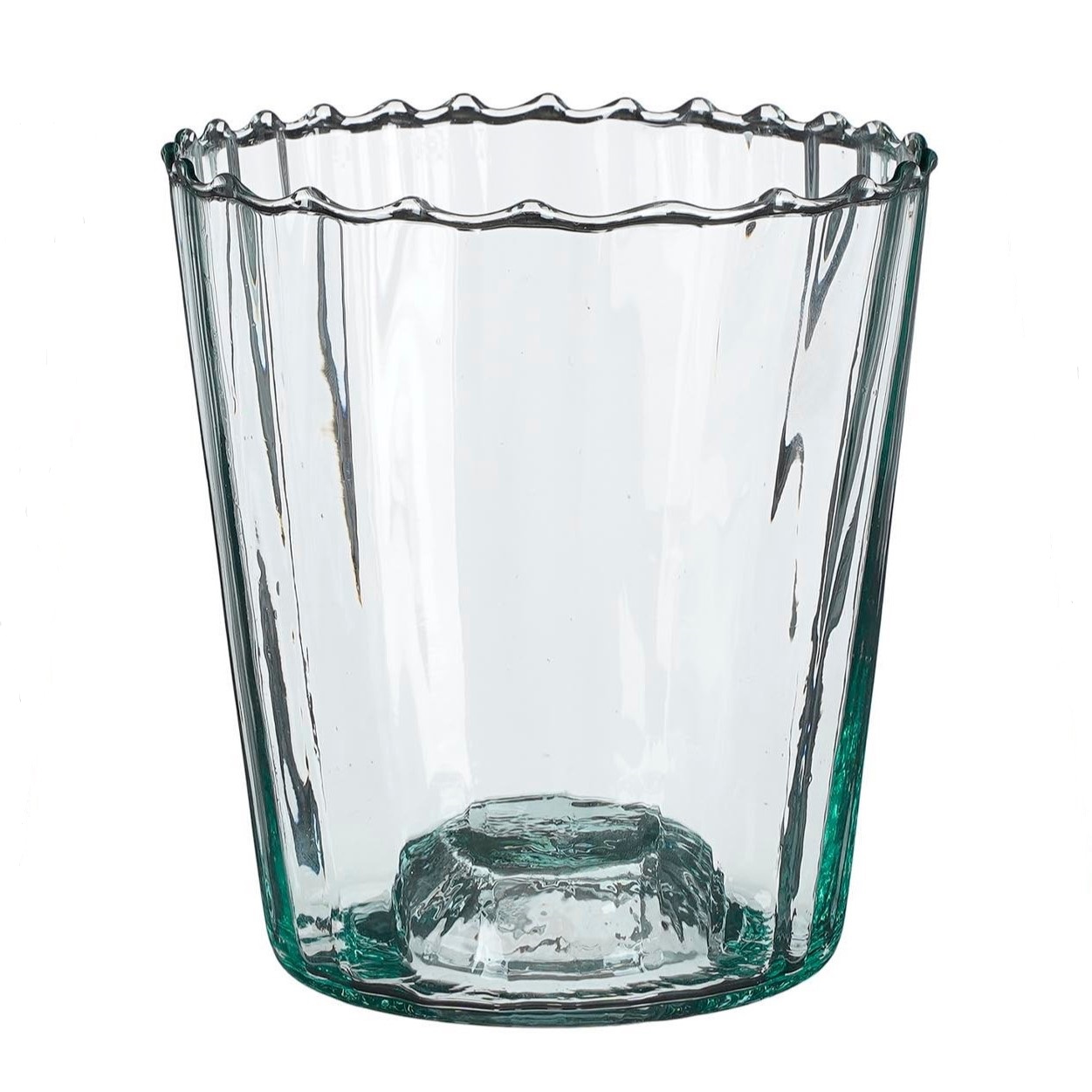 Orkideupottur gler 13,5*h15cm