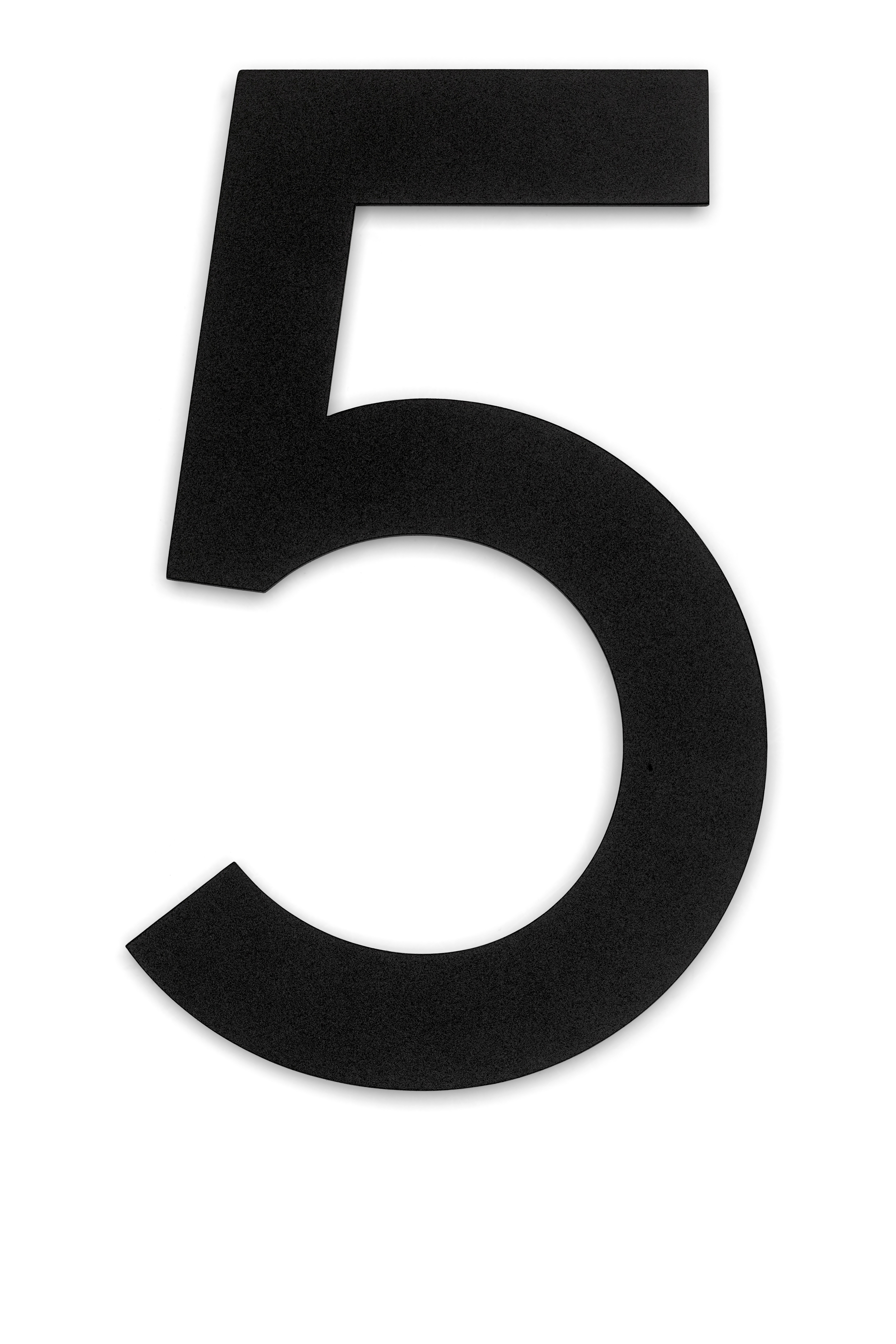 Húsnúmer 5 svart 21 cm Habo