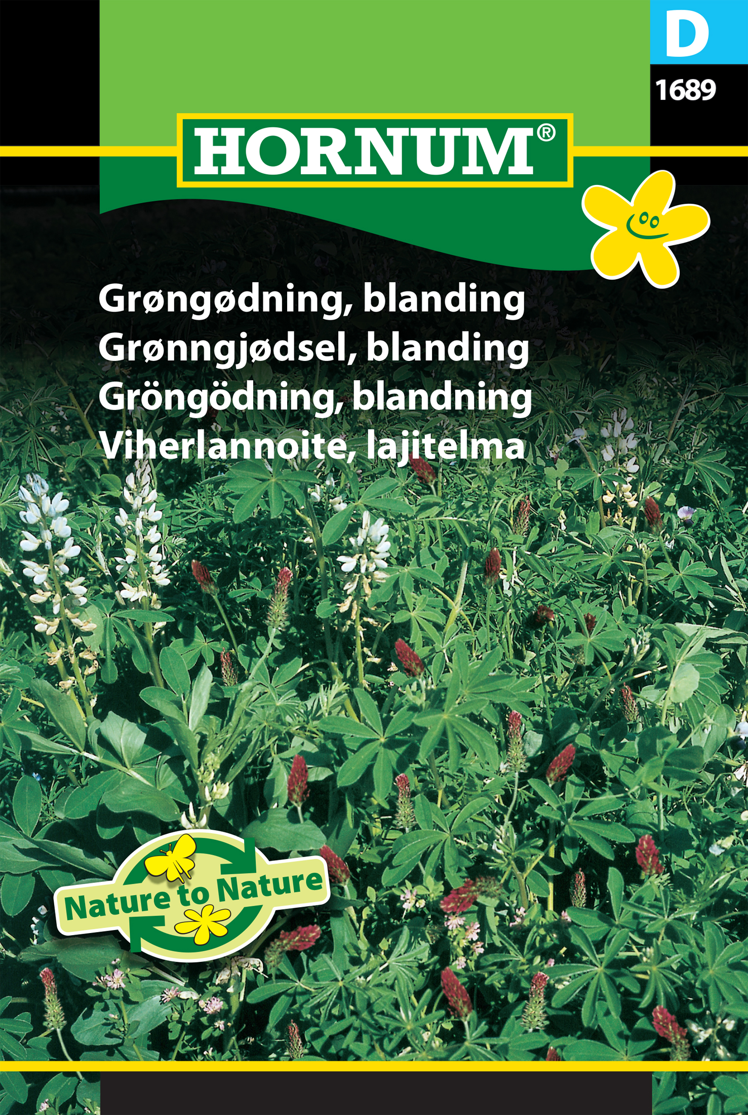 Fræ Blómablanda grænn