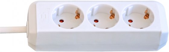 FJÖLTENGI 3F HVÍTT 1,5M ÁN ROFA ECO LINE, H05VV-F3G1,5