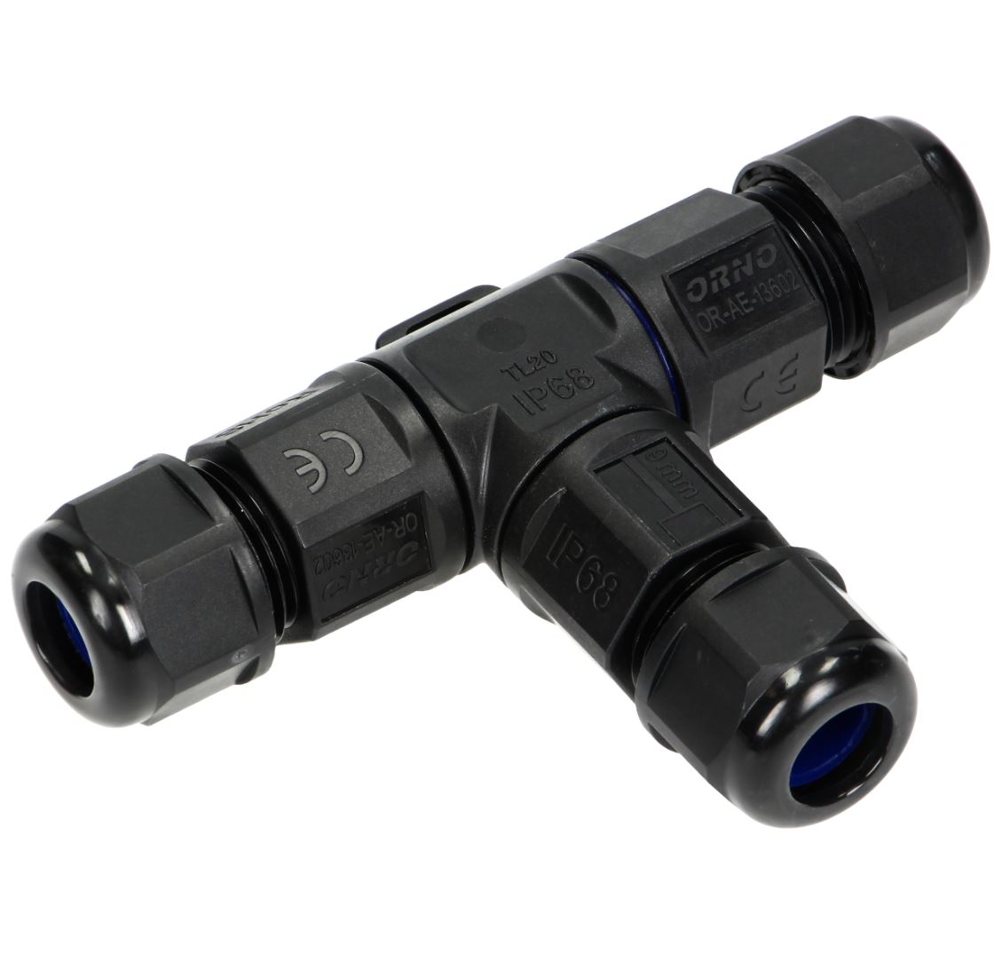 NIPPIL T-SAMTENGI 3x4q IP68-OR-AE-13602 STYKKJAVERÐ