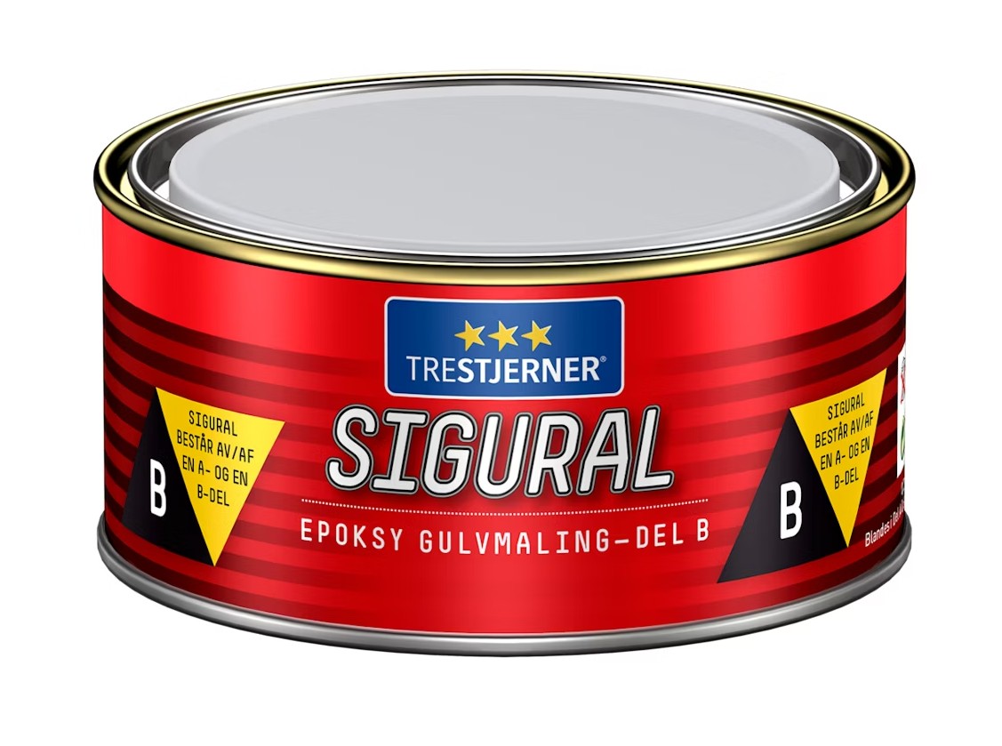 Gólfm. epoxý Sigural herðir B þáttur 0,28L