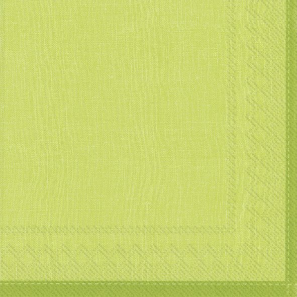 Servíettur 'Linen' 25*25cm 20stk lime