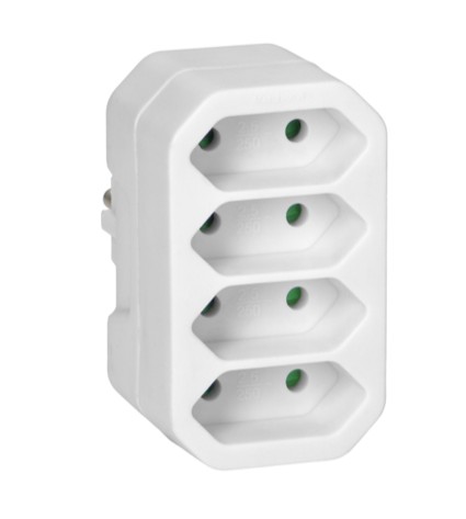 MILLITENGI 4xEURO Hvítt MILLITENGI 4x2P OR-AE-13279/W