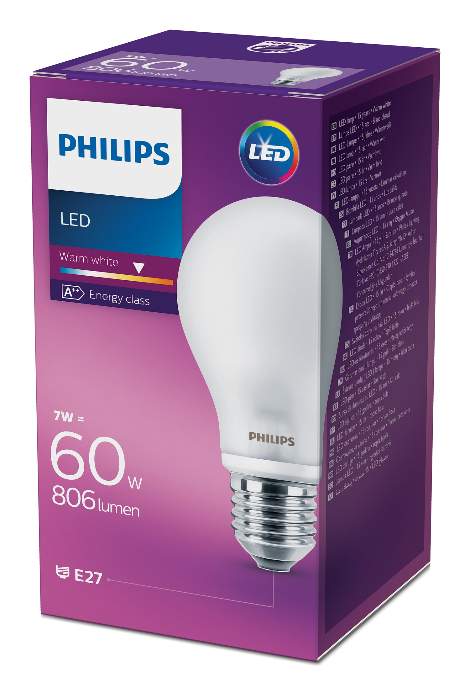 LED pera Philips INCA 60w E27