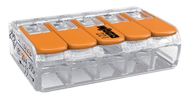 TENGI WAGO SMELLT 5F 221-415  0,14-4mm² - MJÚKUR/STÍFUR 5/PK