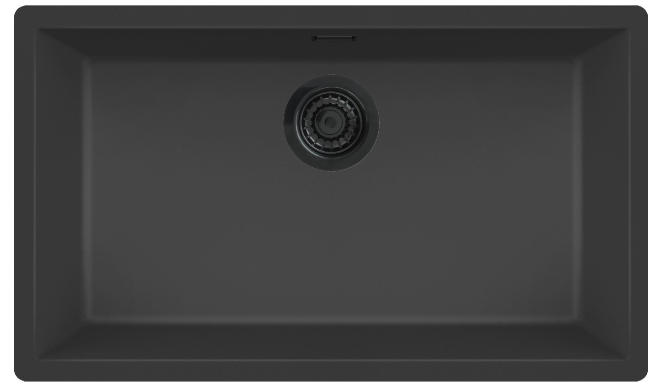 Eldhúsvaskur Verona 70 Nero Black