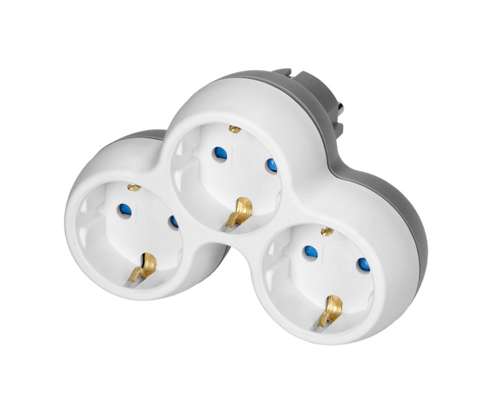 MILLITENGI 1-3F Schucko, Hvítt/Grátt, OR-AE-13239(GS)