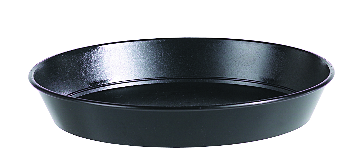 Undirskál plast svört 18cm