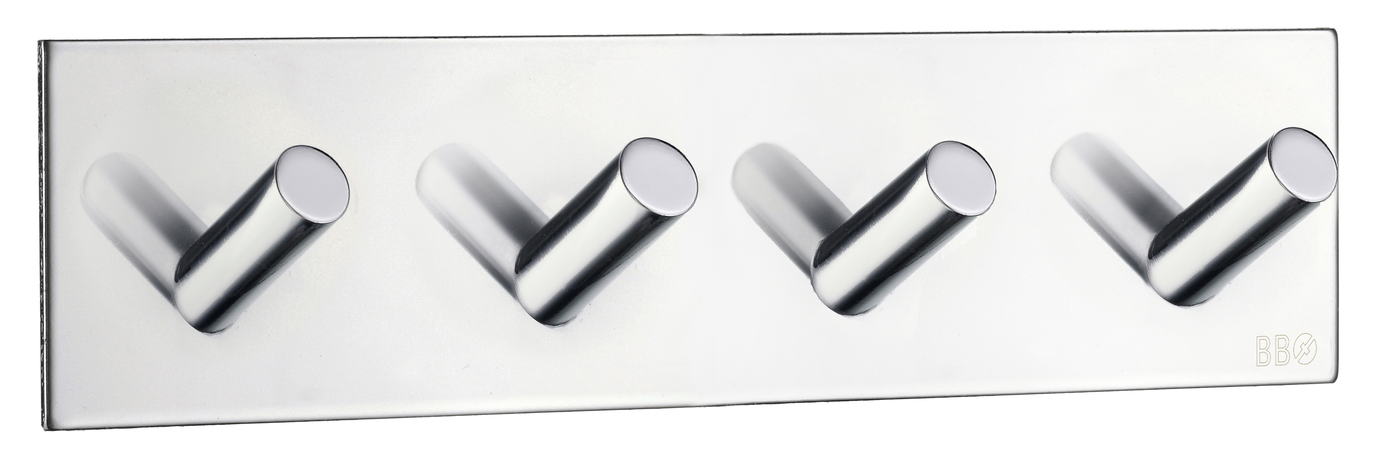 Fjórfaldur snagi kantaður, króm