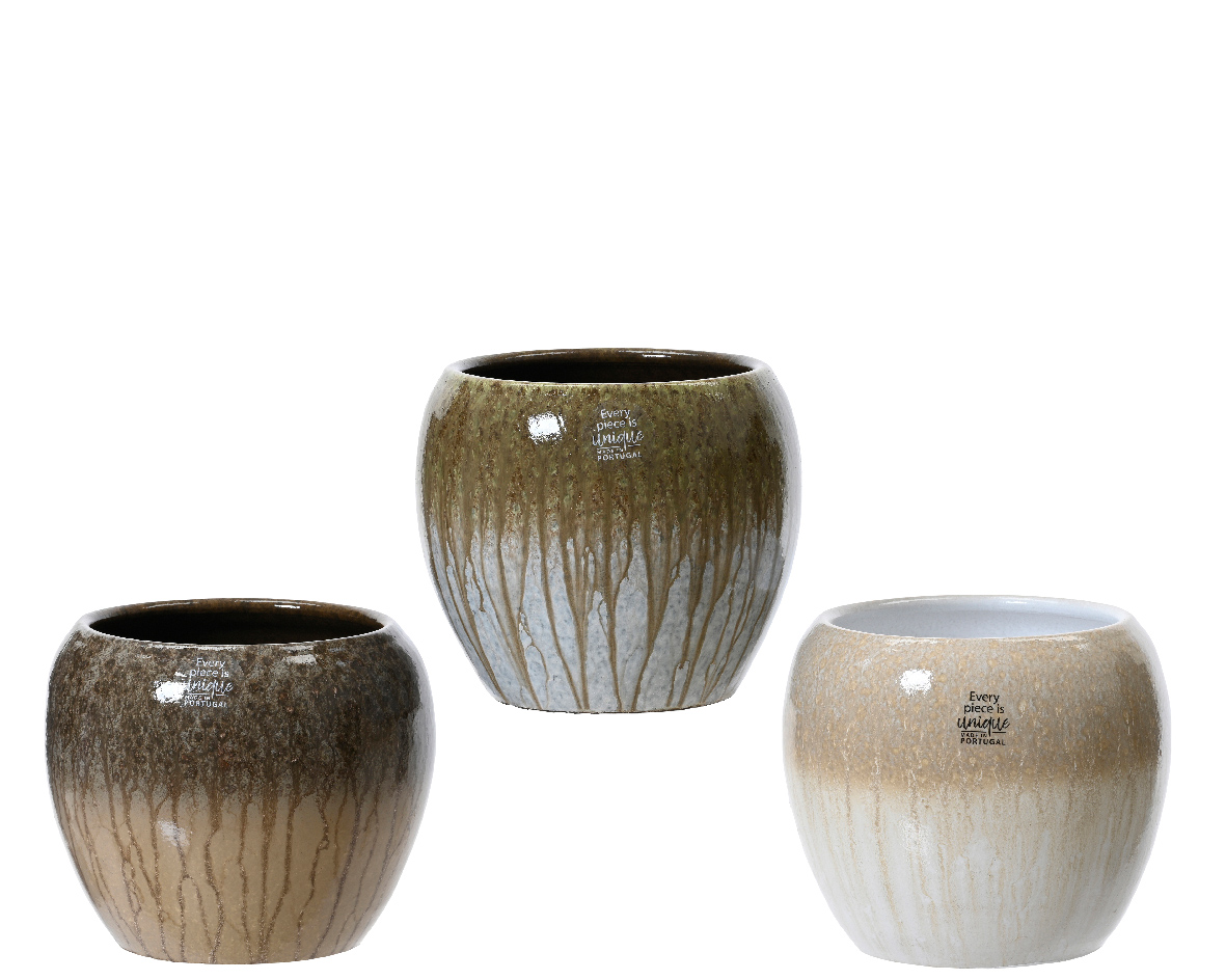 Blómapottur 16*16*14cm 3 gerðir