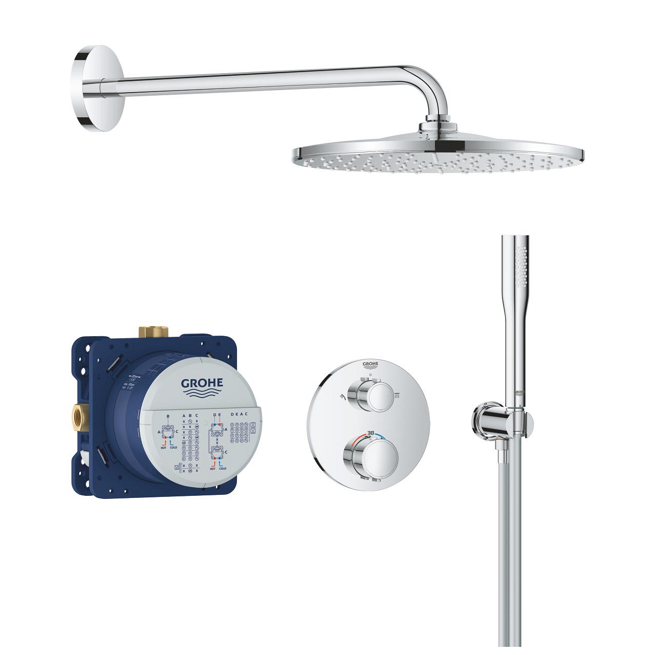Innbyggt sturtusett Grohe Precision  Mono 310 - 34880000