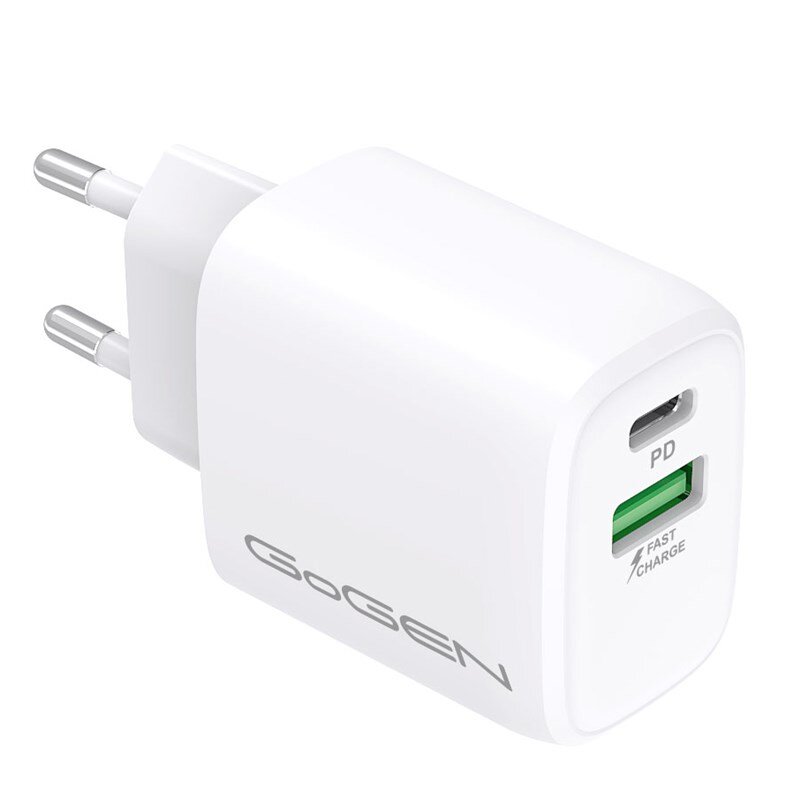 Gogen hleðslutæki 2 USB port hvítt