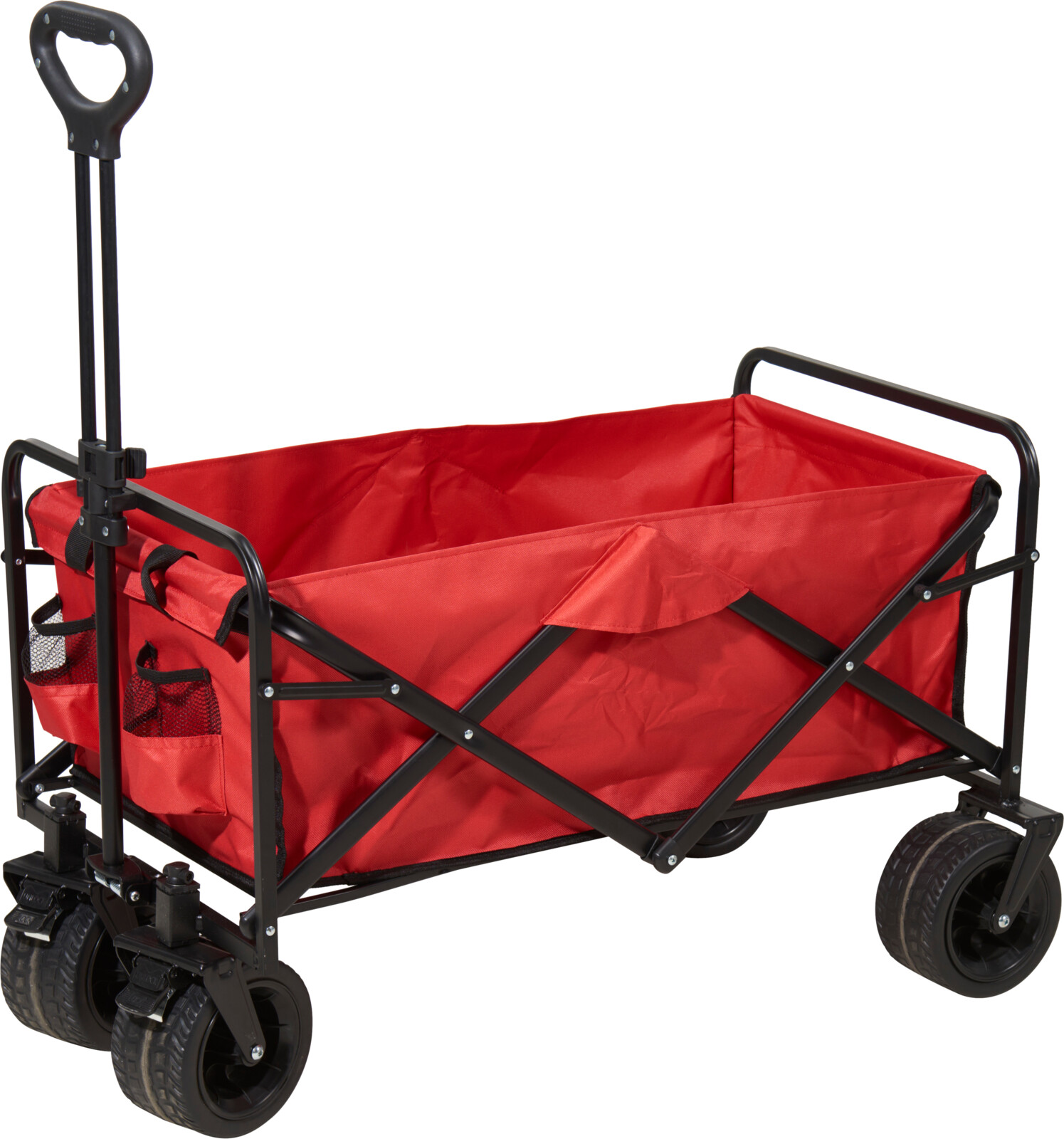 Ferðavagn samanbr 87x54x59cm rauður