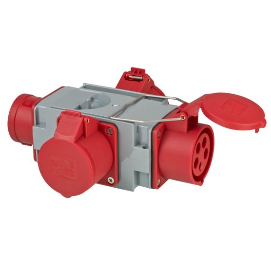 DREIFITENGI 16A/5P 6h 1081640 ÚTGANG. 3stk. CEE 5P 16A IP44