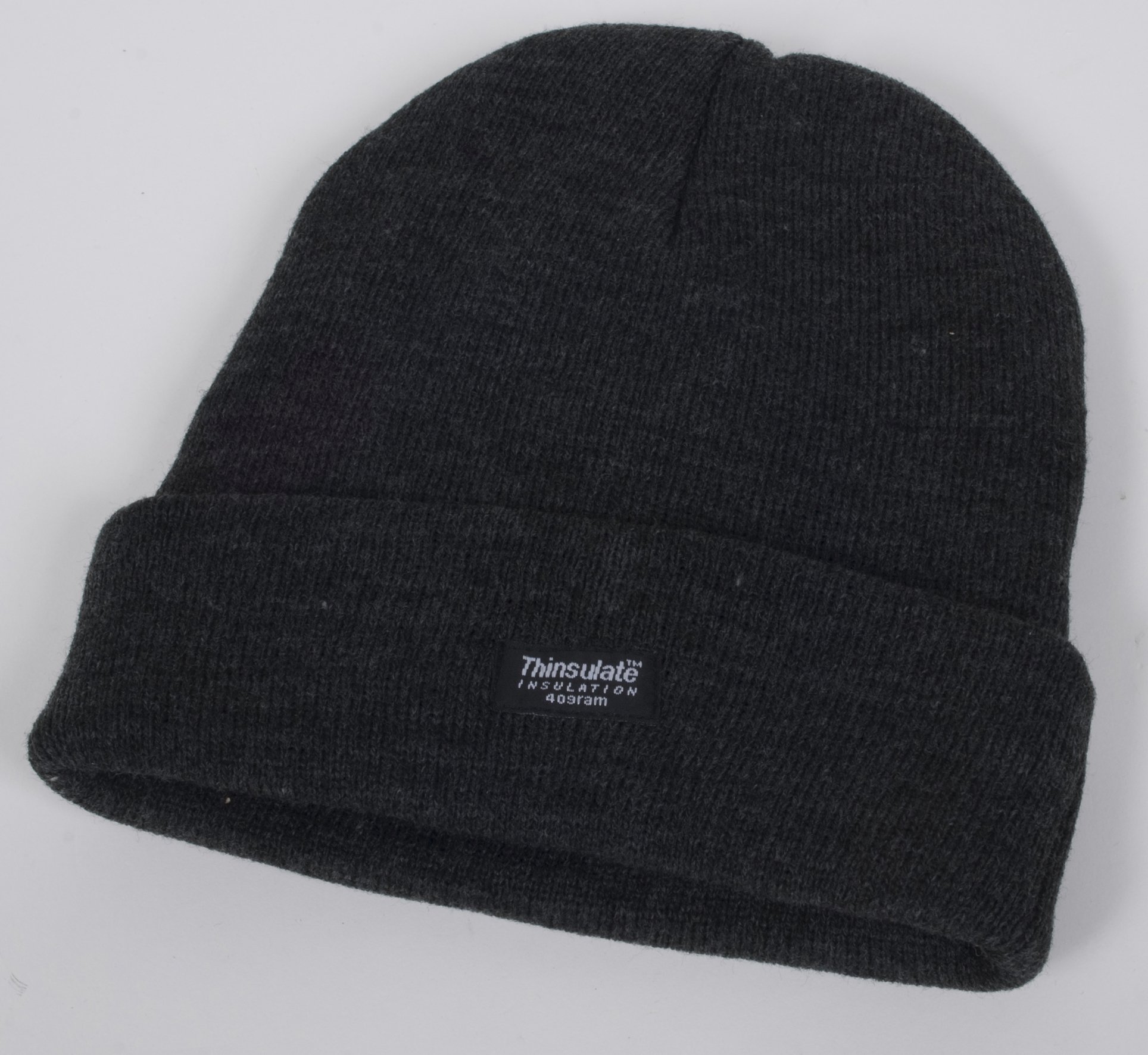 HÚFA M/THINSUL.FÓÐRI PRJÓNA GRÁ/SVÖ