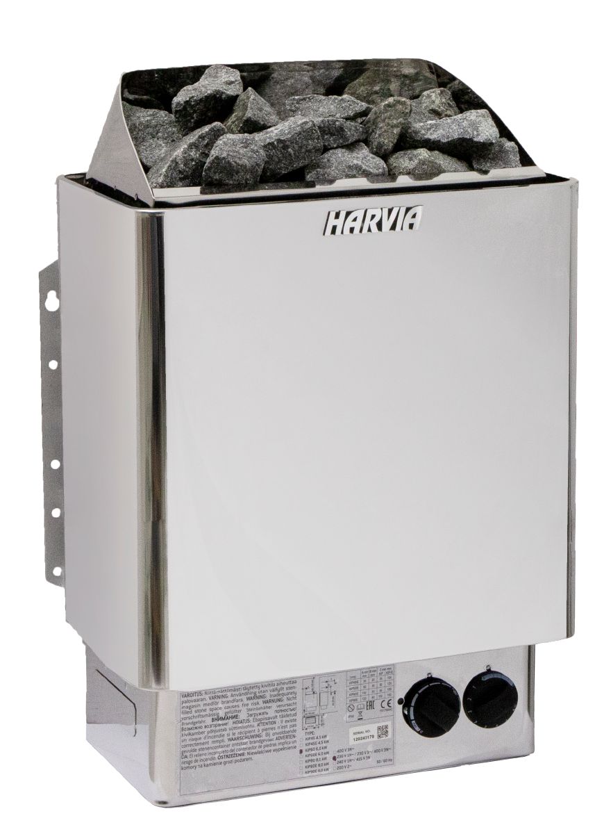 Harvia saunaofn Kip 80 (1/3ph) Stál