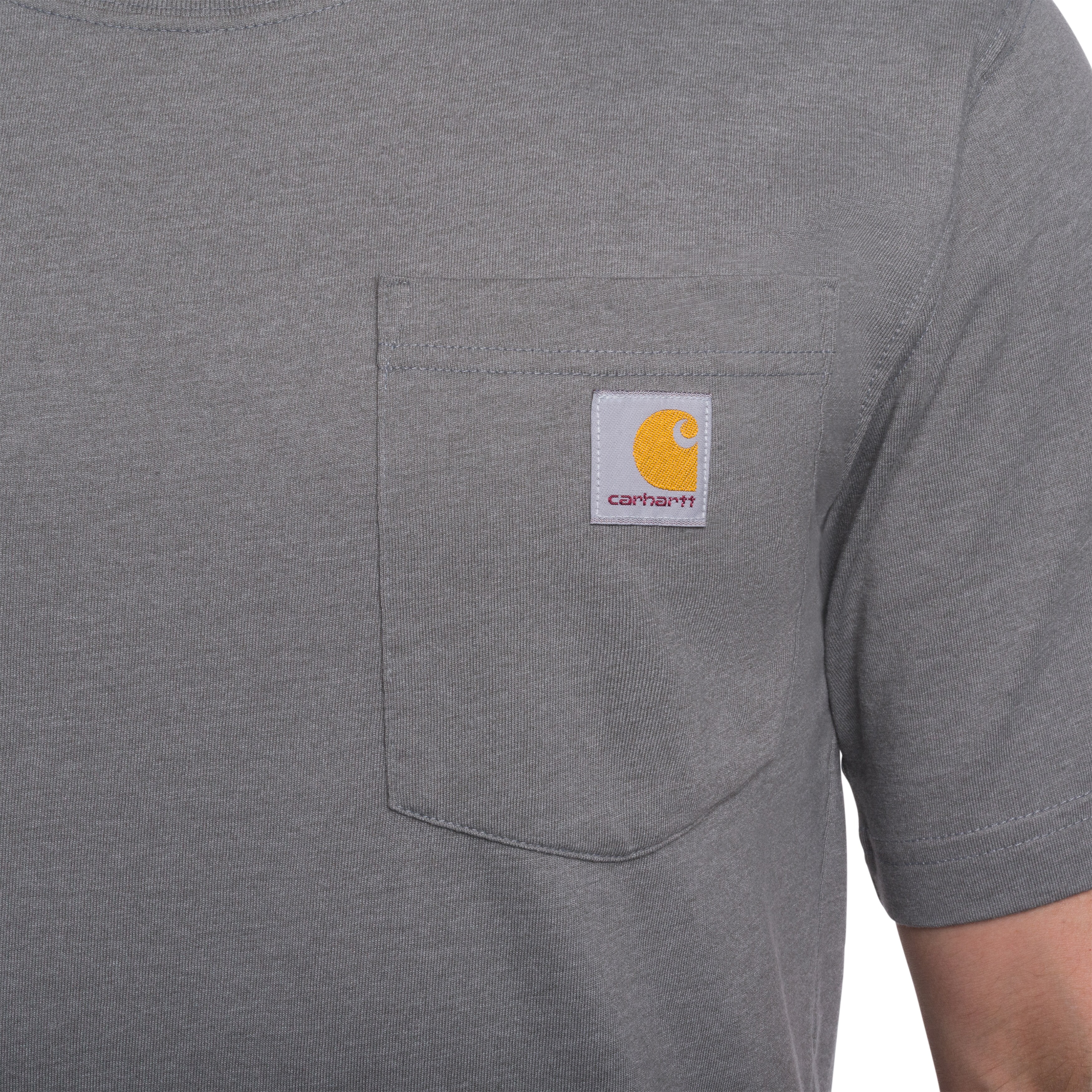Carhartt t-bolur m.vasa, grár L