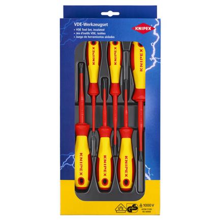 KNIPEX SKRÚFJÁRNASETT 6STK VDE 002012V05