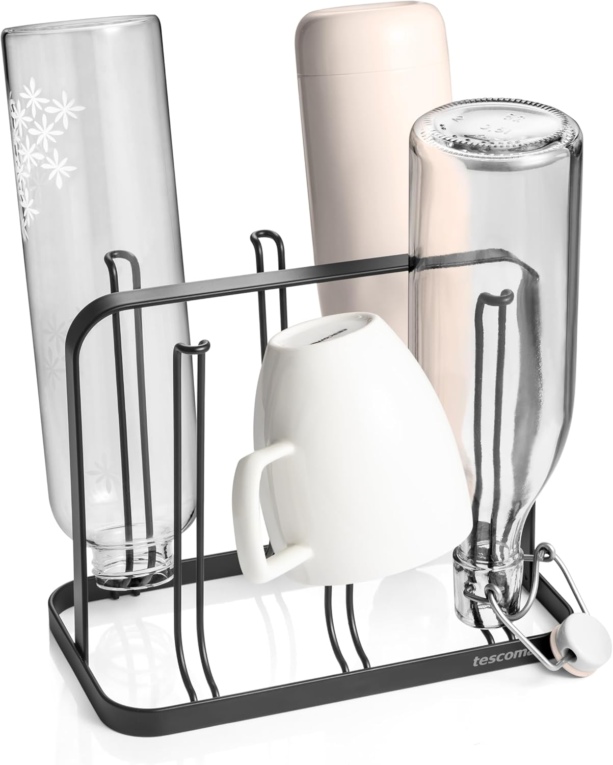 Þurrkgrind fyrir glös og flöskur