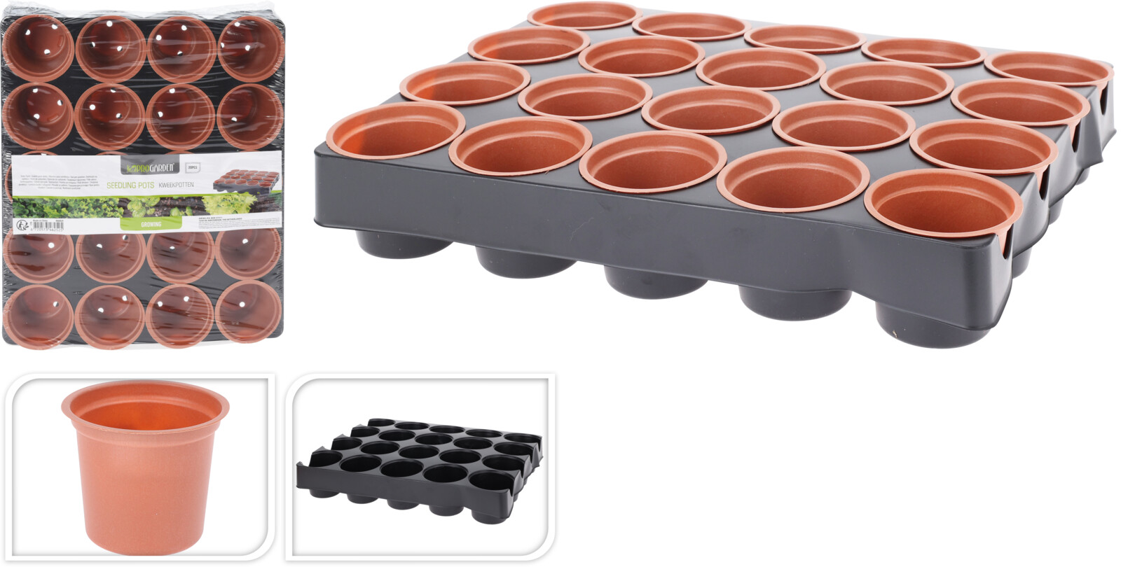 Sáðpottasett 20stk