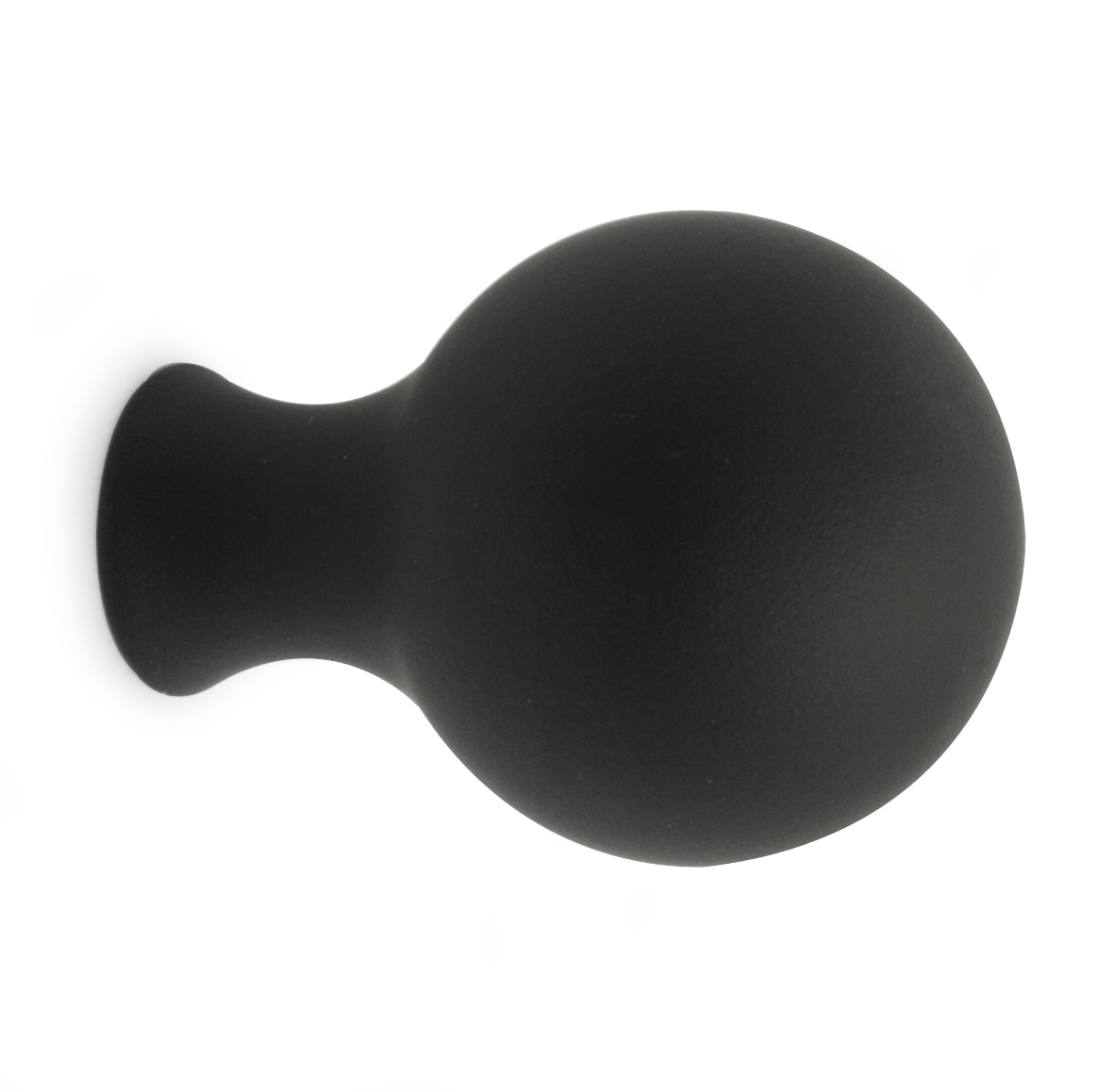 Hnúður William Habo svart matt 1 stk í pk