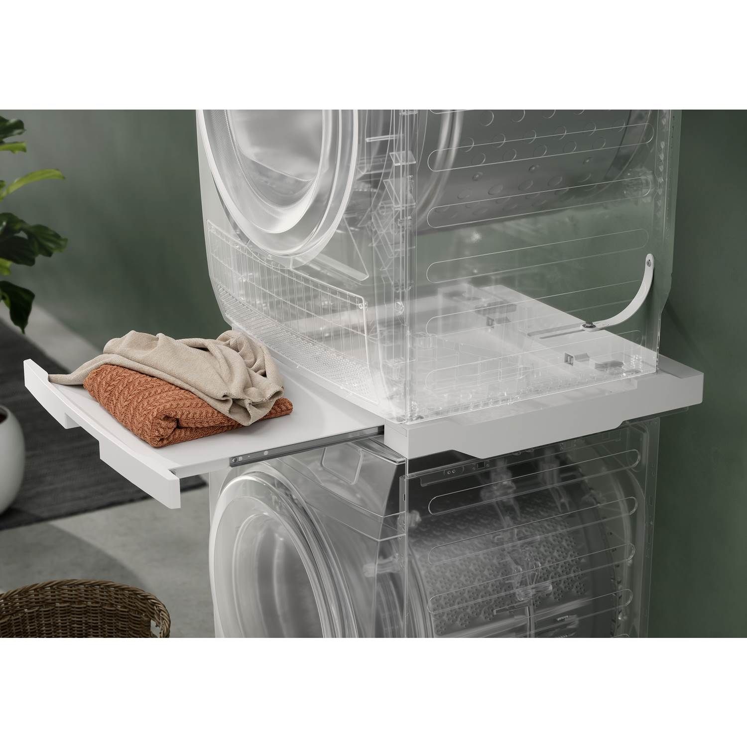 Millistykki fyrir þv/þurrkara á Electrolux