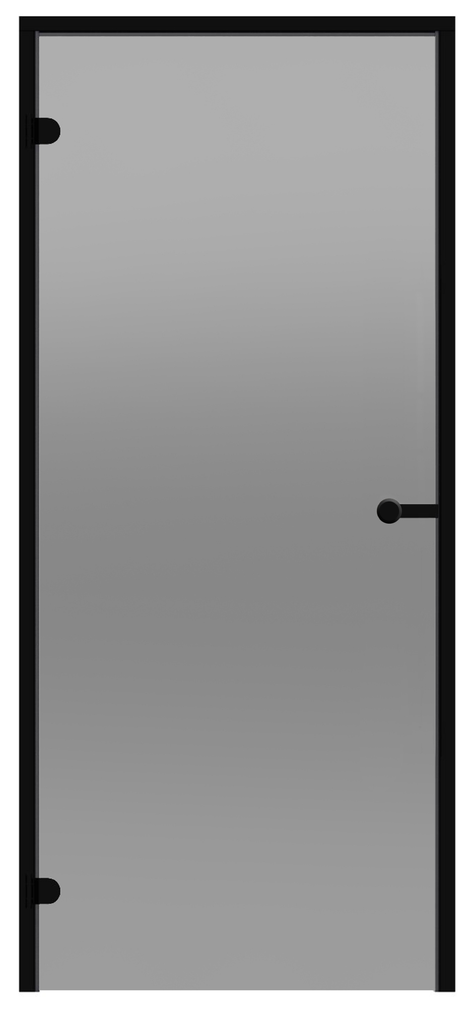 Harvia glerhurð grá 92x790x1890mm með álkarmi ( karmmál) DA8