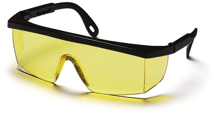 ÖRYGGISGLERAUGU INTEGRA M/GULRI LINSU