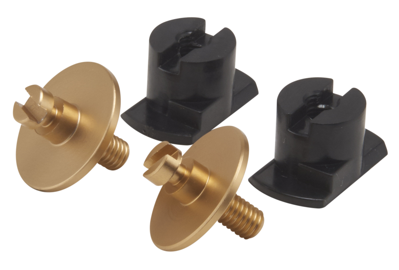 Myndafesting Brass, 2 stk  f/Hljóðdempandi plötu