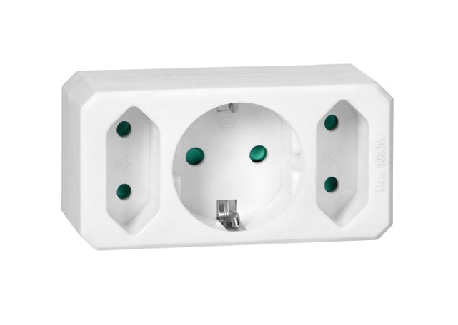 MILLITENGI 2xEURO 1xSCHUCKO Hvítt MILLITENGI OR-AE-13250(GS)