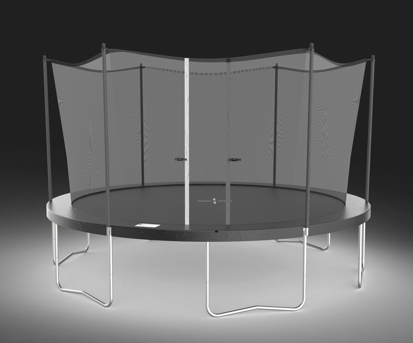 Trampólín 14ft/4.26m Durasport svart